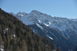 berg vinter natur foto