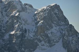 berg vinter natur foto