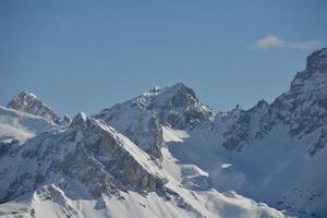 berg vinter natur foto