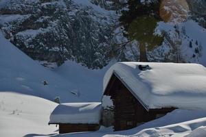 berg vinter natur foto