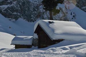 berg vinter natur foto