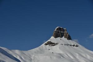 berg vinter natur foto