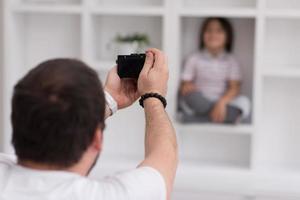 fotografering med barnmodell foto
