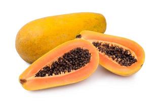 färsk och välsmakande papaya foto