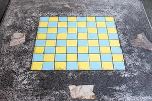 den färgglada schackbrädan foto