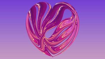 abstrakt figur av hjärtan på en suddig lila bakgrund foto