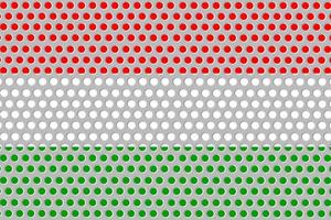 Ungerns flagga på metall foto