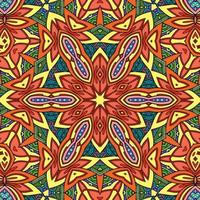 färgglada mandala blommor mönster boho symmetrisk 764 foto