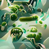 vetenskaplig bild av bakterier citrobacter, gramnegativa bakterier, illustration. som finns i människans tarm, kan orsaka urinvägsinfektioner, hjärnhinneinflammation hos spädbarn och sepsis foto