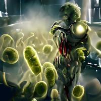 vetenskaplig bild av bakterier citrobacter, gramnegativa bakterier, illustration. som finns i människans tarm, kan orsaka urinvägsinfektioner, hjärnhinneinflammation hos spädbarn och sepsis foto