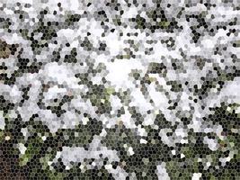 digital illustration mosaik snö på grenar foto