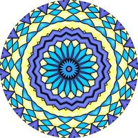 abstrakt färgglad mandala bakgrund. ovanlig blomform. foto