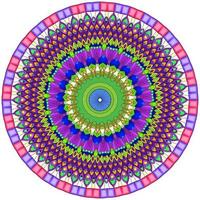 mandala bakgrund med fantastiska färger. mönster för antistressterapi. väv designelement foto