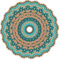 blomma mandala. vintage dekorativa element. orientaliskt mönster, vektorillustration. målarbok sida foto