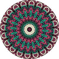 blomma mandala. vintage dekorativa element. orientaliskt mönster, vektorillustration. målarbok sida foto