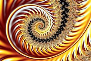 vacker zooma in i den oändliga matematiska mandelbrot set fractal. foto