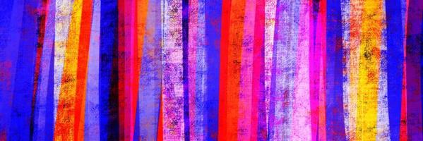 abstrakt bakgrund med streck av ränder. målad med grova penseldrag. färgglada konstlinjer för tapeter och landskapsdekoration foto