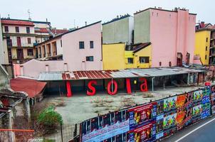 milano ön distriktet. bakom garibaldi station foto