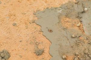 sand på metallytan. abstrakt industriell bakgrundsstruktur foto