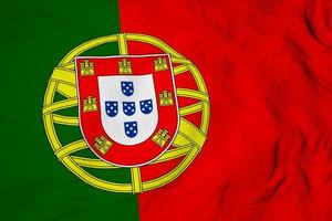 portugisiska flagga i 3d tolkning foto