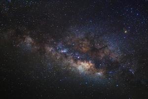 Vintergatan. lång exponering fotografi foto