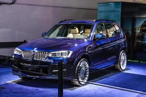 frankfurt - september 2015 bmw alpina xd3 biturbo presenteras på iaa jag foto