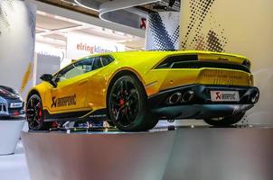 frankfurt - sept 2015 lamborghini huracan lp 610-4 coupe spyder foto