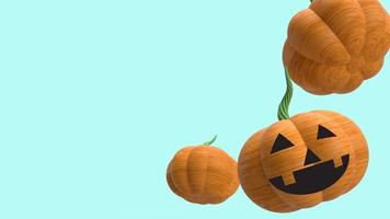 halloween pumpa för semester koncept 3d-rendering. foto