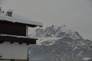 vinter bergslandskap foto