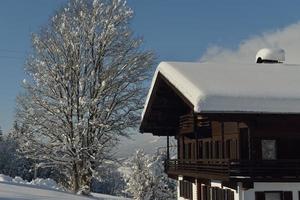 vinter bergslandskap foto