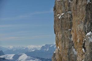 berg vinter natur foto