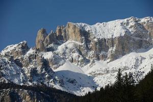 berg vinter natur foto