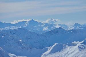 berg vinter natur foto