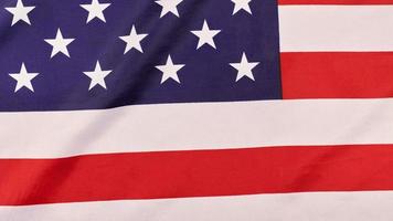 nationell USA flagga, patriotisk symbol av Amerika foto