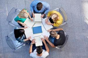 grupp av studenter topp se foto