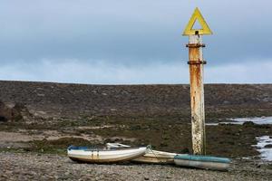 rodd båtar i bude hamn foto