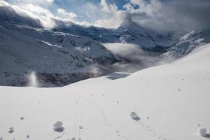 berg matterhorn zermatt schweiz foto