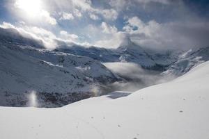 berg matterhorn zermatt schweiz foto