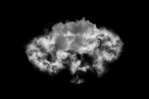 moln isolerat på svart bakgrund, texturerat rök, borsta moln, abstrakt svart foto