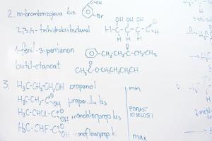 kemisk molekylstruktur på vitt vildsvin foto