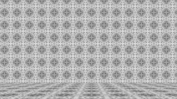 grå rum med abstrakt mönster foto