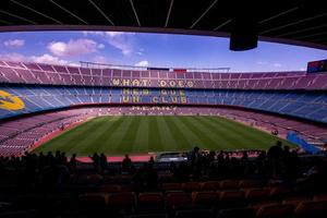 barcelona, spanien, 2022 - läger Nej du i barcelona Spanien foto