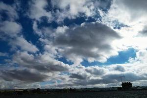 mest skön antenn se av moln i de morgon- foto