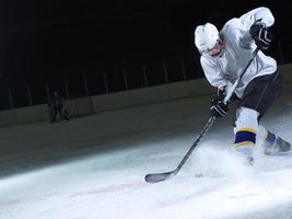 is hockey spelare i verkan foto