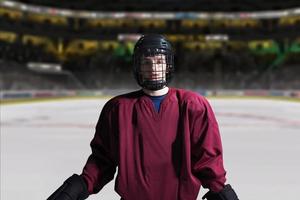 hockey spelare porträtt foto