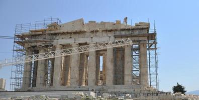 grekland aten parthenon foto