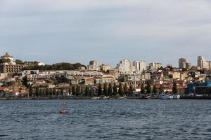 se av porto stad på de flodbank foto