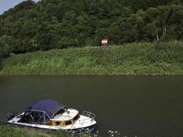 de weser flod i Tyskland foto