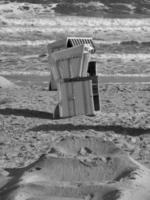 stranden i wangerooge foto