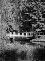 gammal slott i de tysk muensterland foto